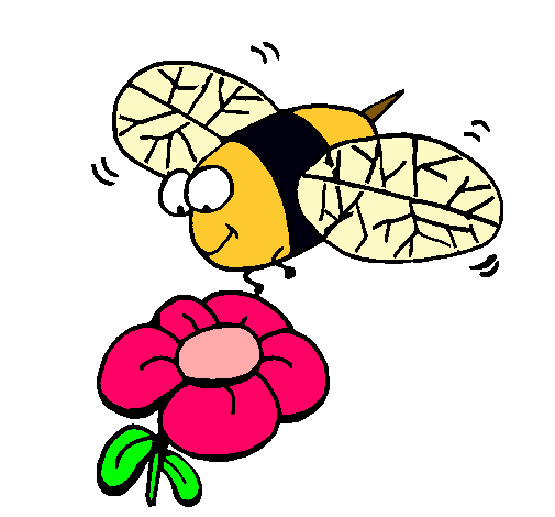 Dibujo de Avispa y flor pintado por Jara en Dibujos.net el día 14 ... Dibujo de Avispa y flor pintado por Jara en Dibujos.net el día 14 ...