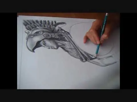 DIBUJO DE AZTECA .wmv - YouTube