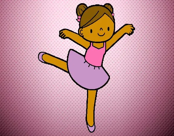 Dibujo de Bailarina de ballet pintado por Queyla en Dibujos.net el ...