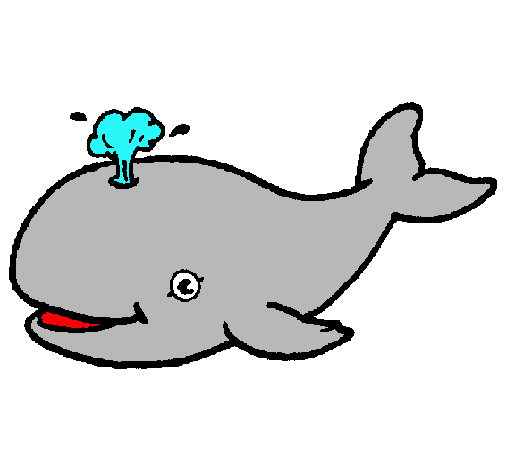 Dibujo de Ballena expulsando agua pintado por Dana en Dibujos.net ... Dibujo de Ballena expulsando agua pintado por Dana en Dibujos.net ...