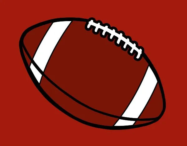 Dibujo de balón de fútbol americano pintado por Jfrkffkkf en ... Dibujo de balón de fútbol americano pintado por Jfrkffkkf en ...