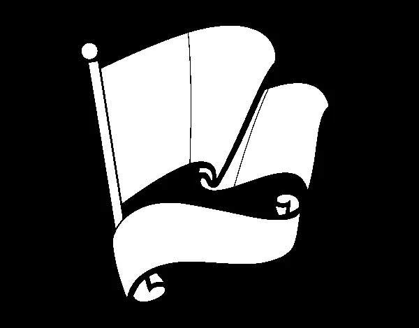 Dibujo de Bandera de Italia para Colorear - Dibujos.net Dibujo de Bandera de Italia para Colorear - Dibujos.net