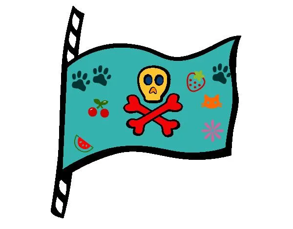 Dibujo de Bandera pirata pintado por Jescovi en Dibujos.net el día ... Dibujo de Bandera pirata pintado por Jescovi en Dibujos.net el día ...