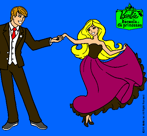 Dibujo de Barbie bailando pintado por Tango en Dibujos.net el día ...