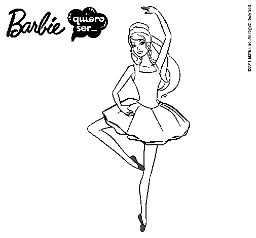 Bailarinas para imprimir y colorear - Imagui