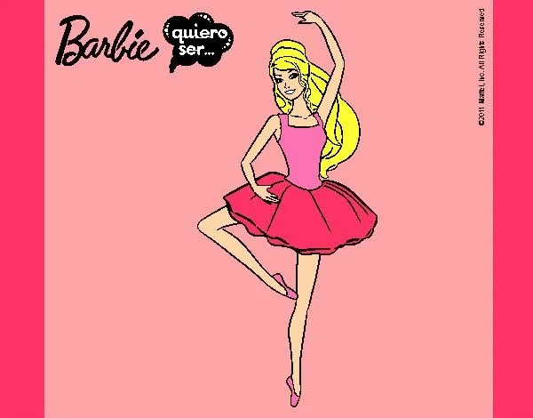 Dibujo de Barbie bailarina de ballet pintado por Lara_vilu en ... Dibujo de Barbie bailarina de ballet pintado por Lara_vilu en ...