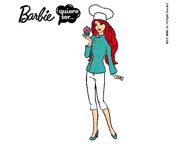 Dibujo de barbie chef pintado por Rockcio en Dibujos.net el día 04 ... Dibujo de barbie chef pintado por Rockcio en Dibujos.net el día 04 ...