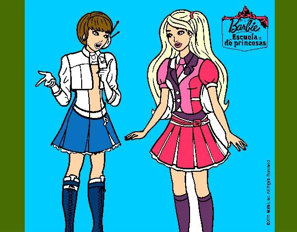 Dibujo de Barbie conversando pintado por Camilitam en Dibujos.net ... Dibujo de Barbie conversando pintado por Camilitam en Dibujos.net ...