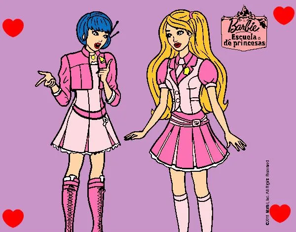 Dibujo de Barbie conversando pintado por Paoshannel en Dibujos.net ... Dibujo de Barbie conversando pintado por Paoshannel en Dibujos.net ...