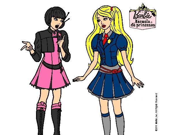 Dibujo de Barbie conversando pintado por Quinn en Dibujos.net el ... Dibujo de Barbie conversando pintado por Quinn en Dibujos.net el ...