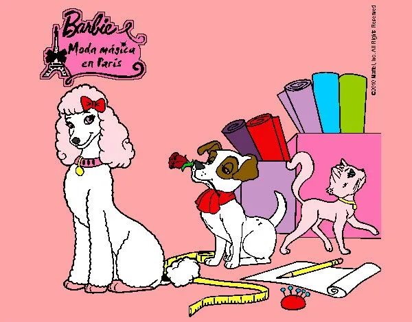 Dibujo de BARBIE MODA MAGICA EN PARIS pintado por Brian2612 en ... Dibujo de BARBIE MODA MAGICA EN PARIS pintado por Brian2612 en ...