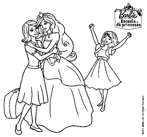 Dibujo de Barbie proclamada princesa para Colorear - Dibujos.net Dibujo de Barbie proclamada princesa para Colorear - Dibujos.net