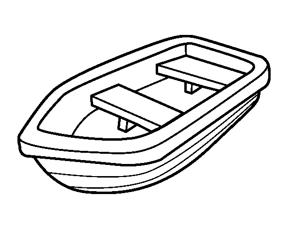 Dibujo de Barca para Colorear - Dibujos.net