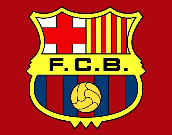 Escudo del barca para pintar - Imagui