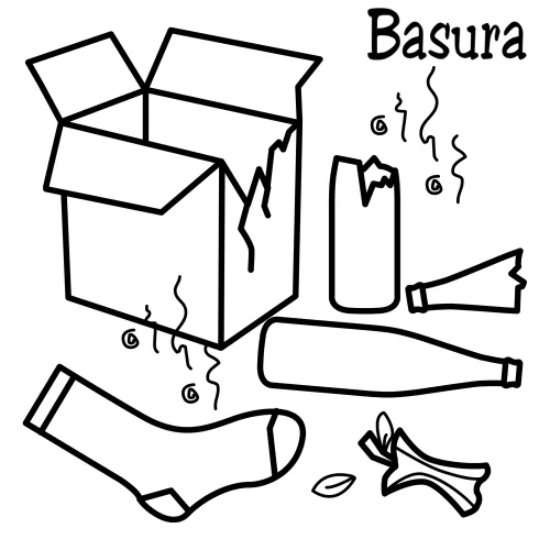 Dibujos para colorear basura organica e inorganica - Imagui Dibujos para colorear basura organica e inorganica - Imagui