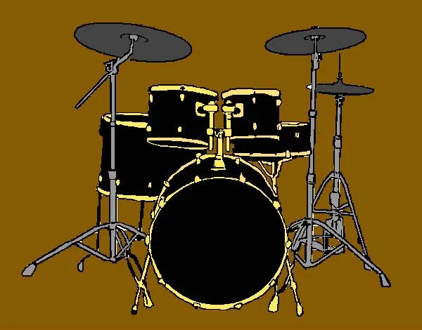 Dibujo de Batería de percusión pintado por Charito en Dibujos.net ... Dibujo de Batería de percusión pintado por Charito en Dibujos.net ...
