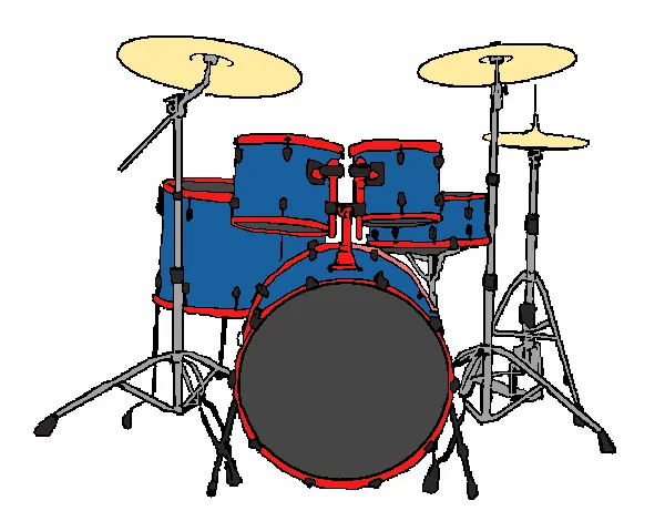 Dibujo de Batería de percusión pintado por en Dibujos.net el día ... Dibujo de Batería de percusión pintado por en Dibujos.net el día ...