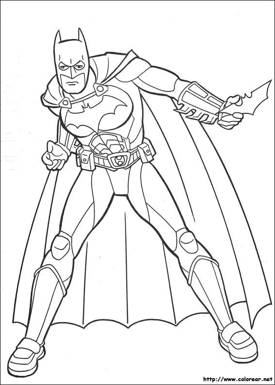 Dibujos de Batman para colorear en Colorear.