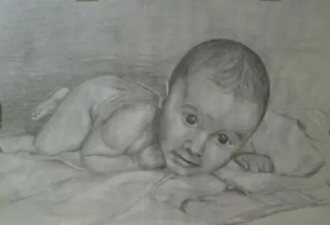 dibujo bebé dolores cano ocaña - Artelista.com dibujo bebé dolores cano ocaña - Artelista.com