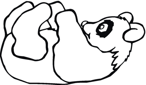 Dibujo de Bebé Panda para colorear | Dibujos para colorear ...