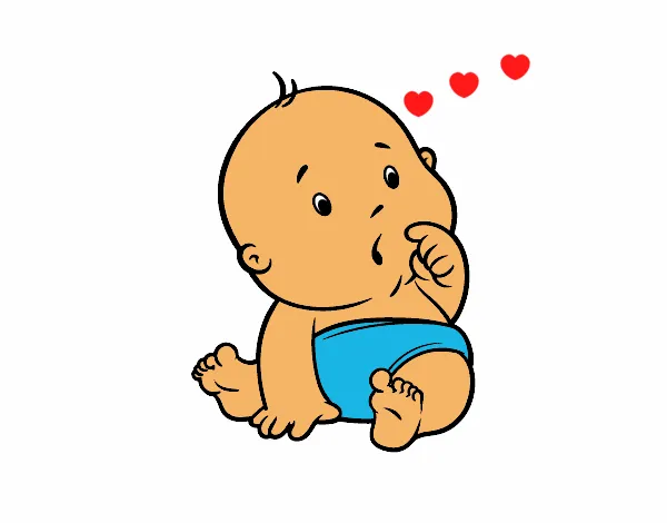Dibujo de Bebé sorprendido pintado por en Dibujos.net el día 24-07 ...