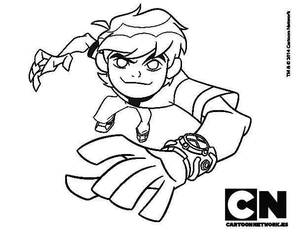 Dibujo de Ben 10 para Colorear - Dibujos.net