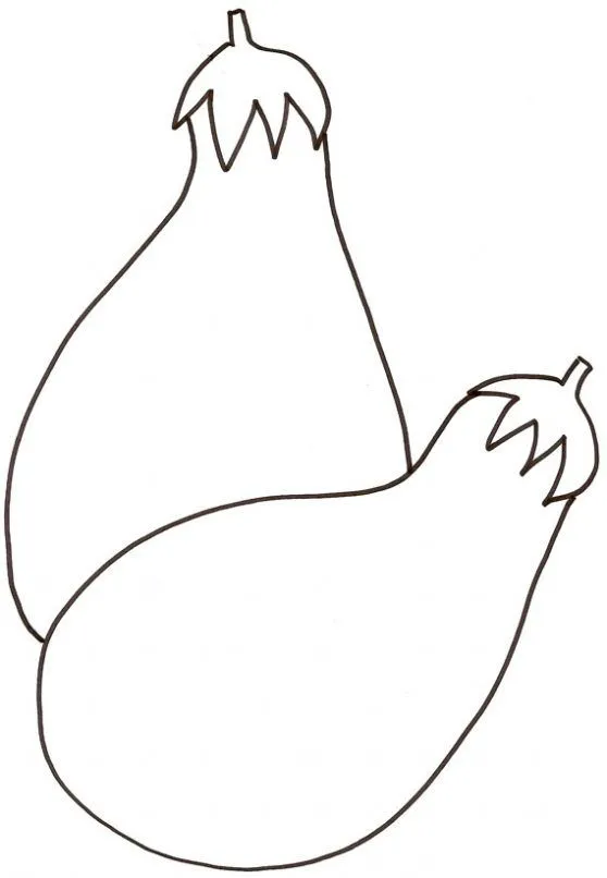 Dibujo de Berenjenas. Dibujo para colorear de Berenjenas. Dibujos ... Dibujo de Berenjenas. Dibujo para colorear de Berenjenas. Dibujos ...