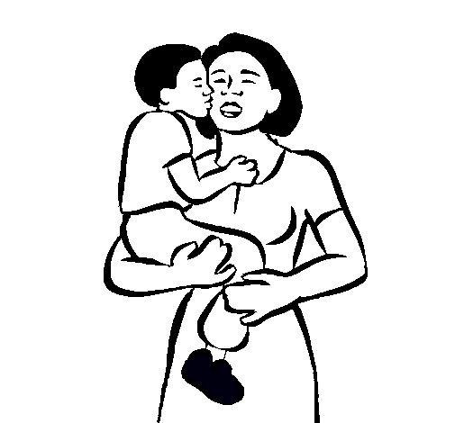 Dibujo de Beso maternal pintado por Principe en Dibujos.net el día ... Dibujo de Beso maternal pintado por Principe en Dibujos.net el día ...
