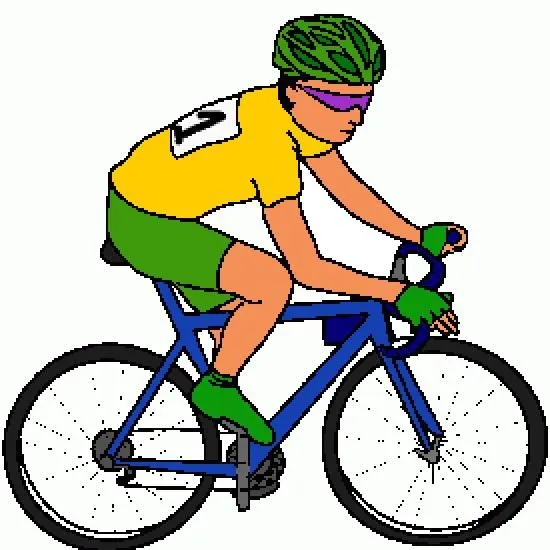 Dibujo de una bicicleta: una carrera de velocidad contra reloj ... Dibujo de una bicicleta: una carrera de velocidad contra reloj ...