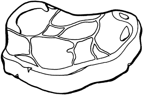 Dibujo de Bife para colorear | Dibujos para colorear imprimir gratis Dibujo de Bife para colorear | Dibujos para colorear imprimir gratis