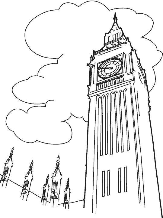 Monumentos para colorear pagina 2