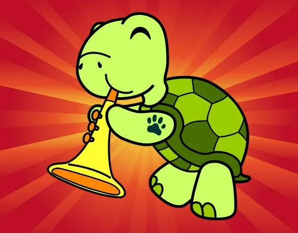 Dibujo de blues suave : la tortuga manuelita pintado por Simuna en ...