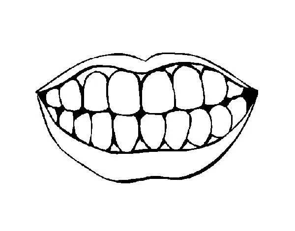 Dibujo de Boca y dientes pintado por Eksg en Dibujos.net el día 23 ... Dibujo de Boca y dientes pintado por Eksg en Dibujos.net el día 23 ...