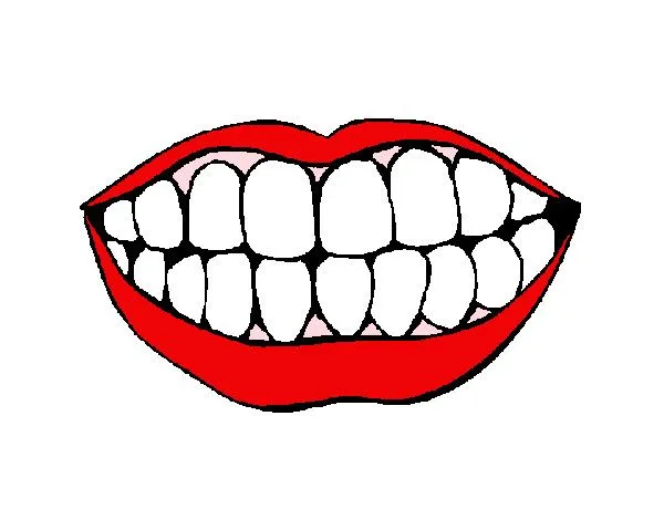 Dibujo de boca sana pintado por Txanahy en Dibujos.net el día 26 ...
