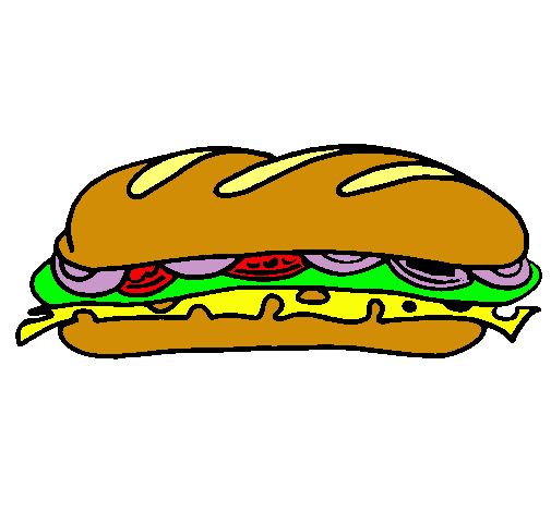Dibujo de Bocadillo vegetal pintado por Torta en Dibujos.net el ... Dibujo de Bocadillo vegetal pintado por Torta en Dibujos.net el ...