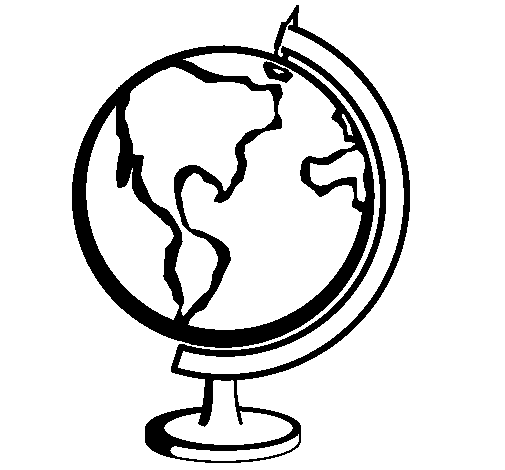 Dibujo de Bola del mundo II para Colorear - Dibujos.net Dibujo de Bola del mundo II para Colorear - Dibujos.net