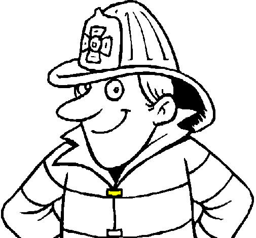 Dibujo de Bombero pintado por Sebastian en Dibujos.net el día 11 ...