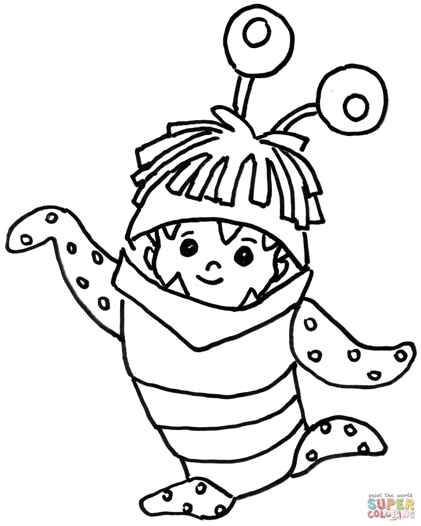 Dibujo de Boo para colorear | Dibujos para colorear imprimir gratis Dibujo de Boo para colorear | Dibujos para colorear imprimir gratis