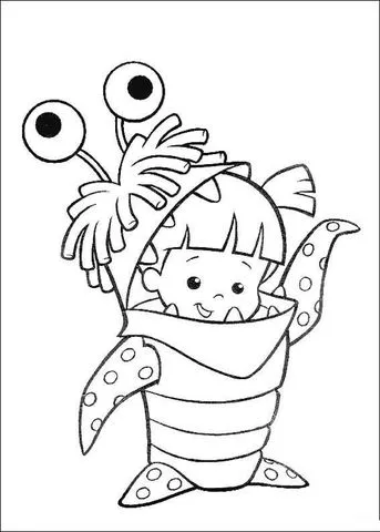 Dibujo de Boo para colorear | Dibujos para colorear imprimir gratis Dibujo de Boo para colorear | Dibujos para colorear imprimir gratis