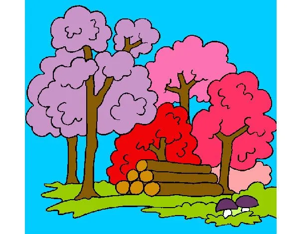 Dibujo de El Bosque a Color pintado por maxfaider en Dibujos.net ... Dibujo de El Bosque a Color pintado por maxfaider en Dibujos.net ...