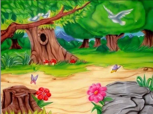 dibujos coloreados de paisajes infantiles-Imagenes y dibujos para ... dibujos coloreados de paisajes infantiles-Imagenes y dibujos para ...
