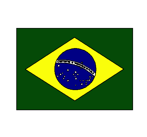 Dibujo de Brasil pintado por Bandera en Dibujos.net el día 23-08 ... Dibujo de Brasil pintado por Bandera en Dibujos.net el día 23-08 ...