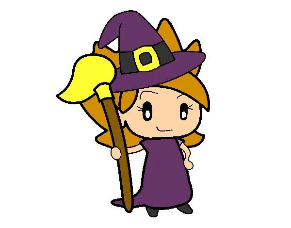 Dibujo de la brujita pintado por Toty2262 en Dibujos.net el día 14 ...