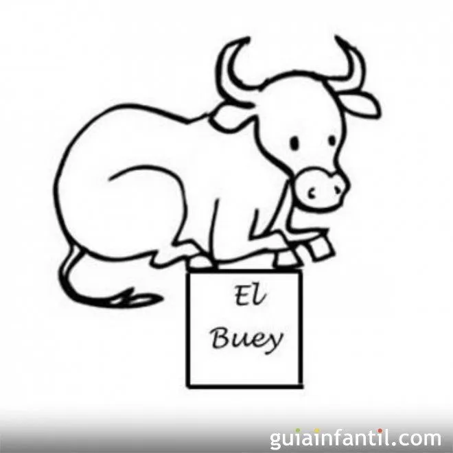 Dibujo del Buey para recortar y colorear - Dibujos para recortar y ... Dibujo del Buey para recortar y colorear - Dibujos para recortar y ...