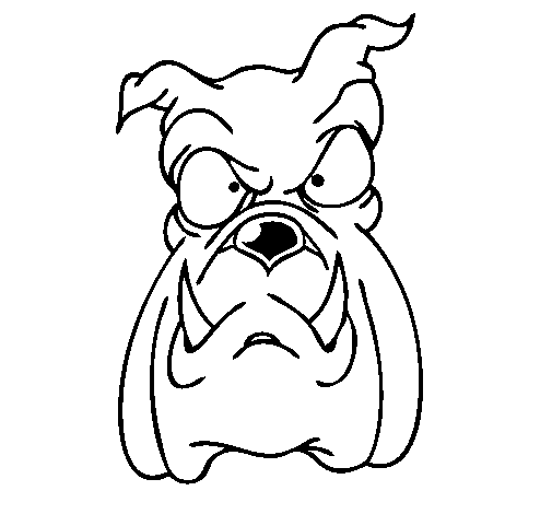 Dibujo de Bull dog II para Colorear - Dibujos.net