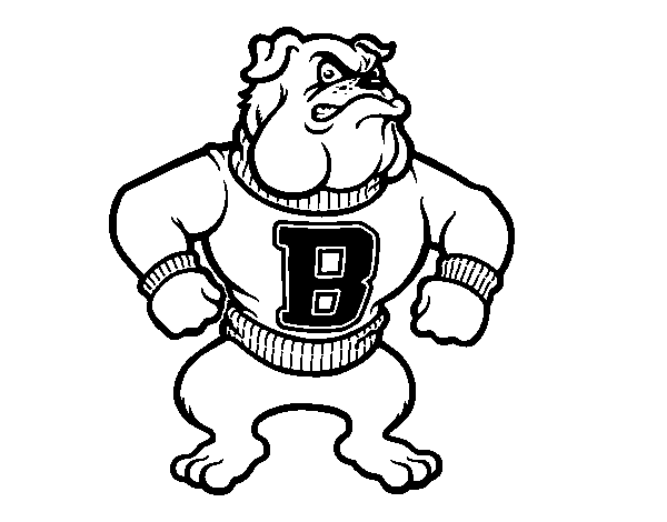 Dibujo de Bulldog para Colorear - Dibujos.net Dibujo de Bulldog para Colorear - Dibujos.net