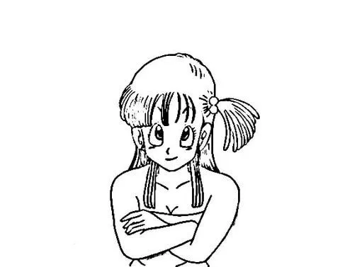 Dibujo de Bulma para colorear | Dibujos para colorear imprimir gratis Dibujo de Bulma para colorear | Dibujos para colorear imprimir gratis