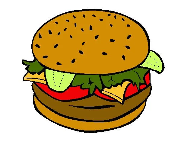 Dibujo de Burguer pintado por Anniemch en Dibujos.net el día 25-10 ...