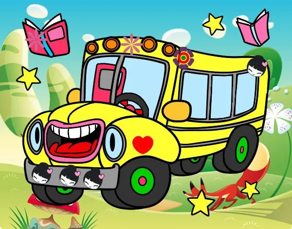 Dibujo de el bus escolar pintado por Yelitzita en Dibujos.net el ... Dibujo de el bus escolar pintado por Yelitzita en Dibujos.net el ...
