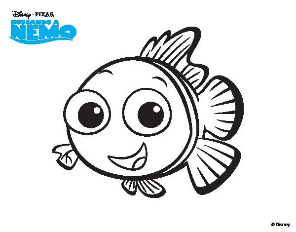 Dibujo de Buscando a Nemo - Nemo para Colorear - Dibujos.net